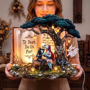 Kissing Gothic Couple Acrylic Light Box - Personalized Gifts For Couple 04padh090726