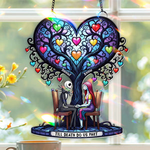 Eternal Love Tree Suncatcher - Personalized Gifts For Couple 05PGLU160725-Homacus