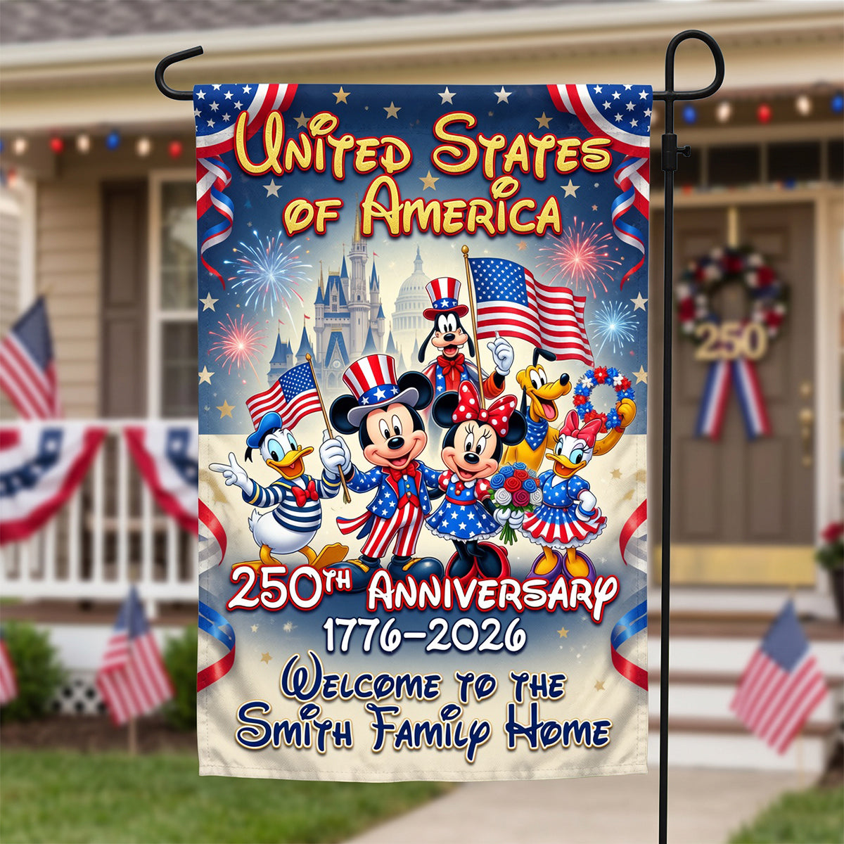 Family Pride Garden Flag - Personalized Gifts For Patriotic Family 01TYTN030626-Homacus