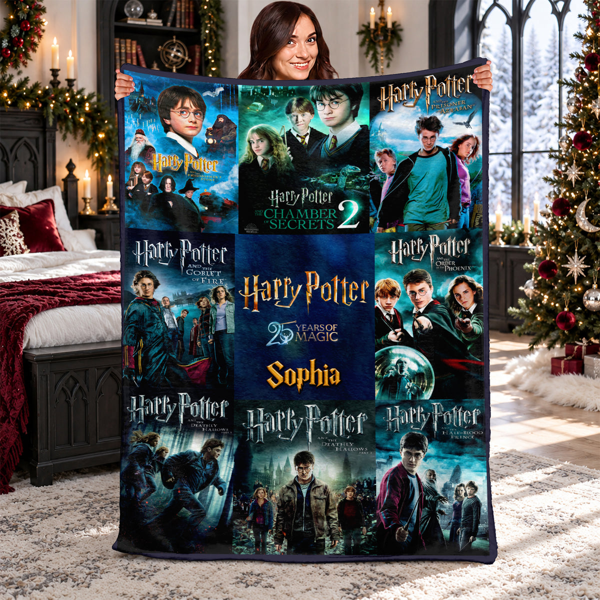 25 Years Of Fantasy Series - Personalized Gifts For Movie Lovers Blanket 06naqn021026