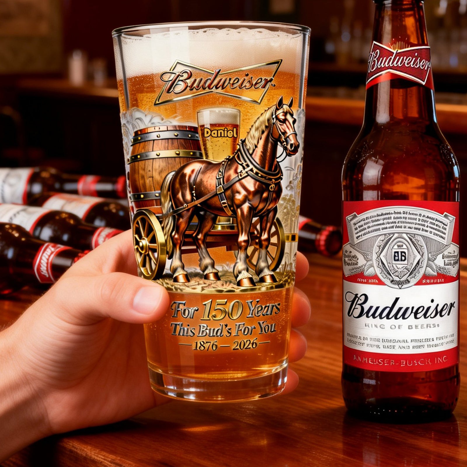 150th Anniversary Classic Glass – Gift For Drinking Lovers 04NALU090226-Homacus