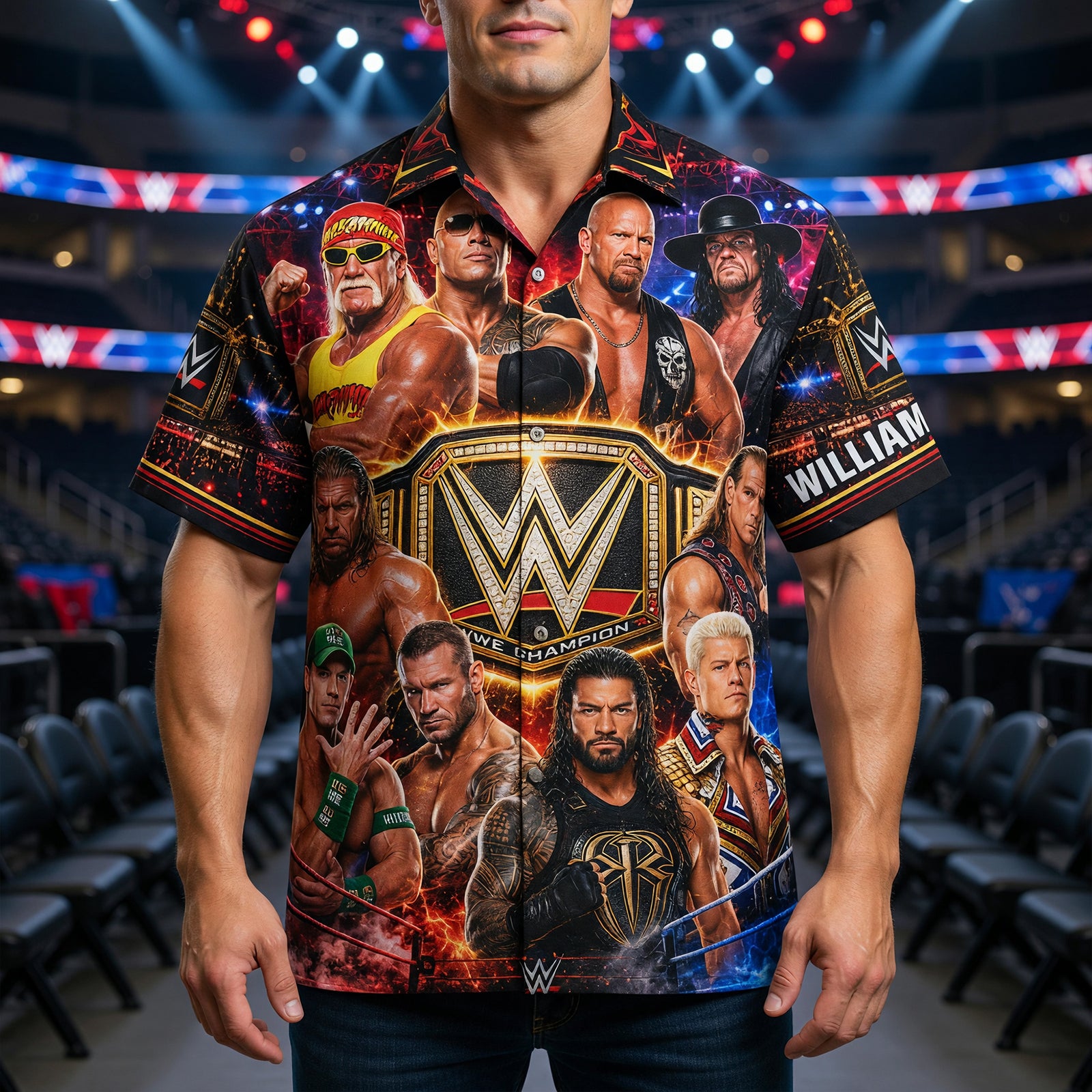 Wrestling Champion Hawaiian Shirt - Personalized Gifts 06naqn230626-Homacus