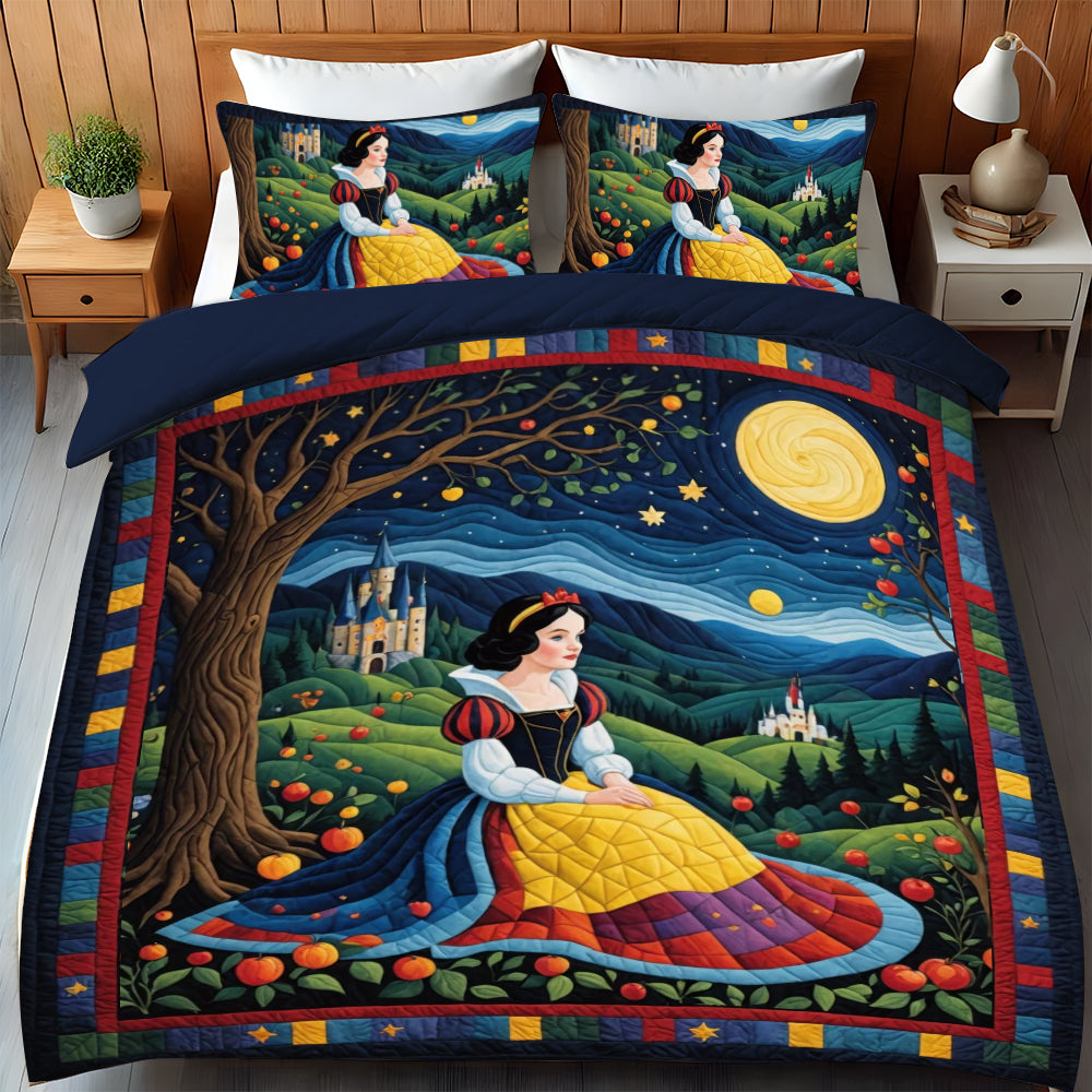 Gorgeous Princess Quilt Bed Set 01HULU220125-Homacus