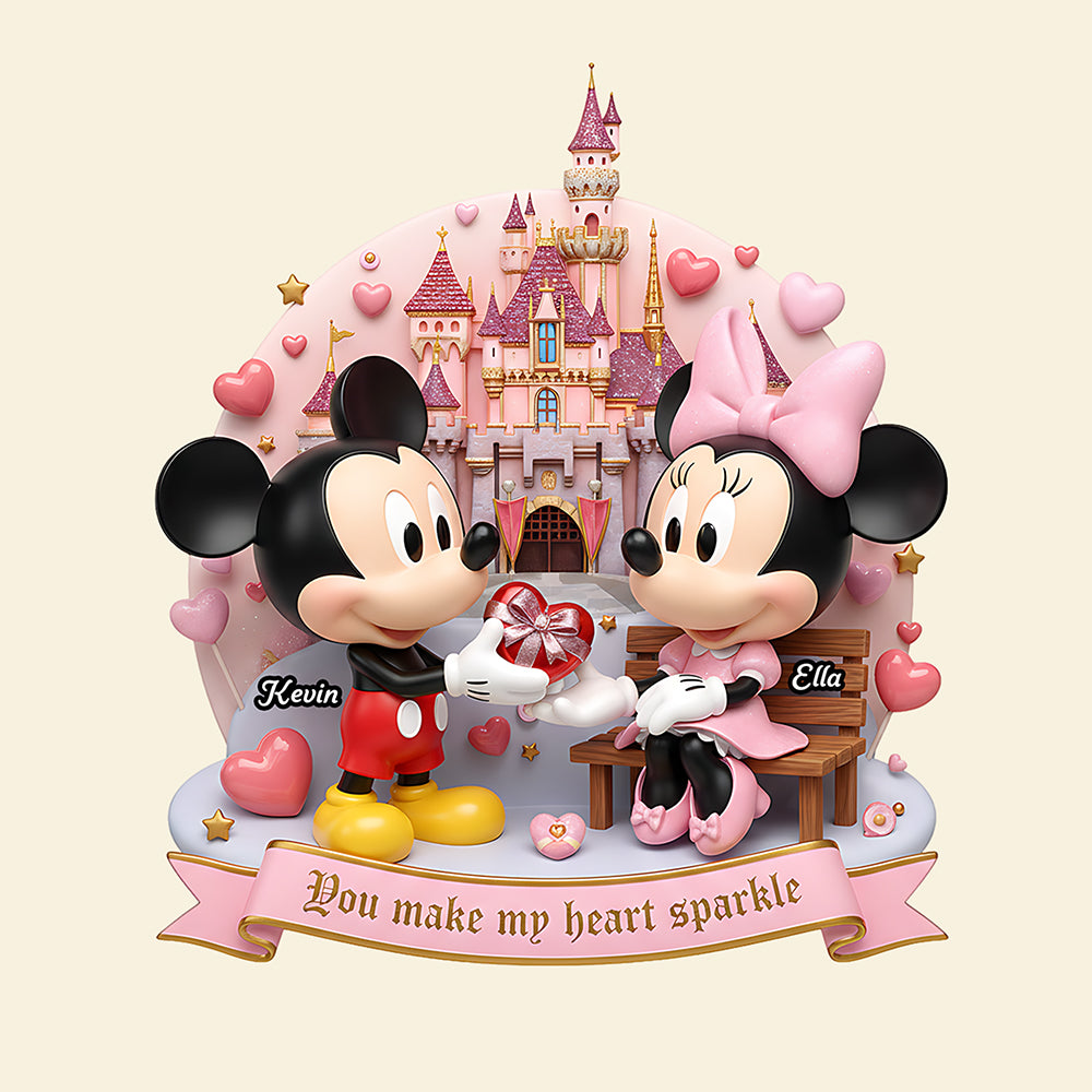 Couple Valentine Fridge Magnet - Personalized Gifts For Couple 03pgta261125-Homacus