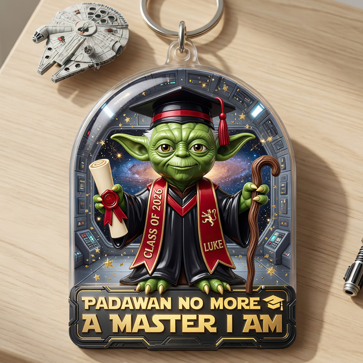 Celebrate Graduation Keychain - Personalized Gifts For Graduates 04hudt150526-Homacus