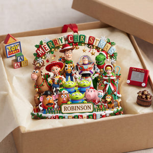 Festive Friends Acrylic Ornament – Personalized Christmas Gift For Families 02PALU010826-Homacus