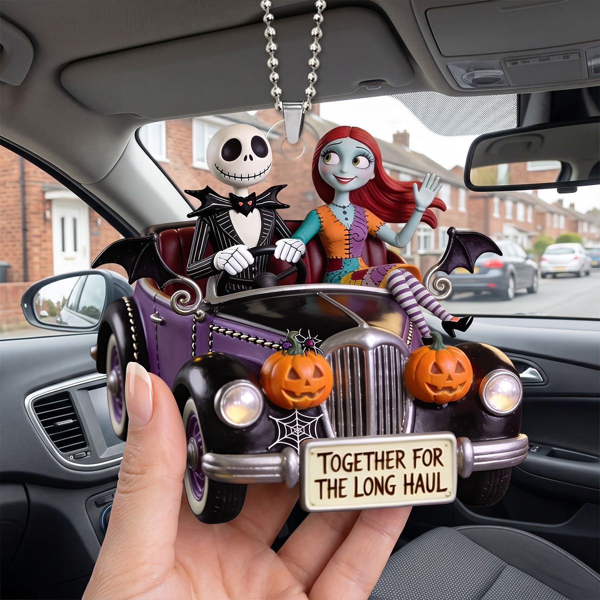 Together For The Long Haul Car Ornament - Personalized Gifts For Couples 06pgtn0608026-Homacus