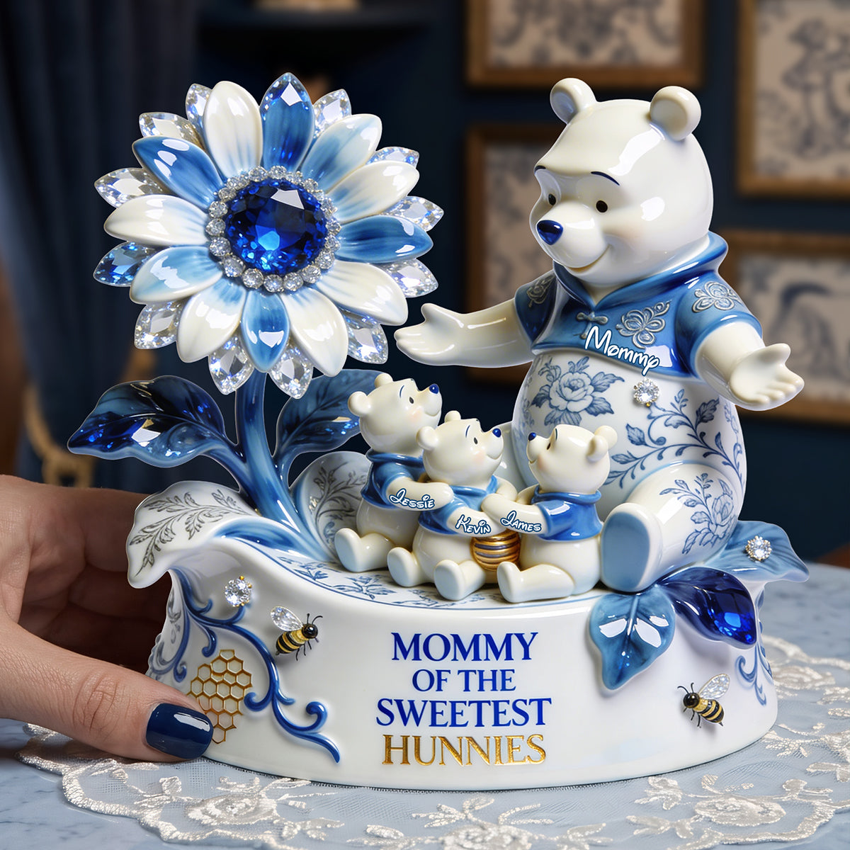 Mommy Of The Sweetest Hunnies Acrylic Plaque - Personalized Gifts For Mother 03pgta130426-Homacus