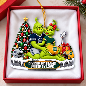 Rivals On Game United By Love Ornament - Personalized Christmas Gifts For Couple 01ohqn061026-Homacus