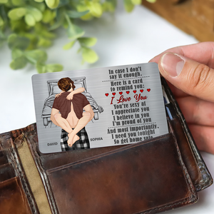 Personalized Gifts For Couple Wallet Card, Be Safe I Need You 04QHQN301224HG-Homacus