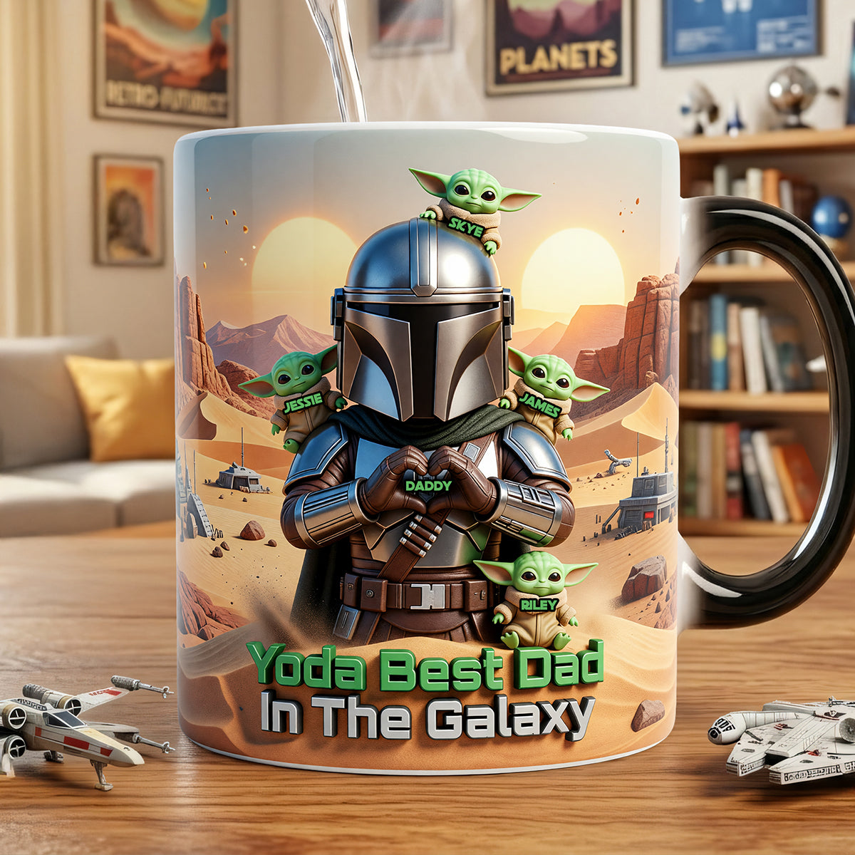 Best Dad Cosmic Magic Coffee Mug - Personalized Gifts For Dad 02nata200426-Homacus