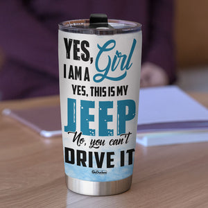 Personalized Gifts For Her Tumbler I Am A Girl This Is My Car-Homacus