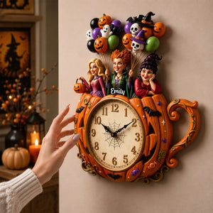 Bewitched By Time Acrylic Hanging Wall Clock - Personalized Gifts 06PGDH070826