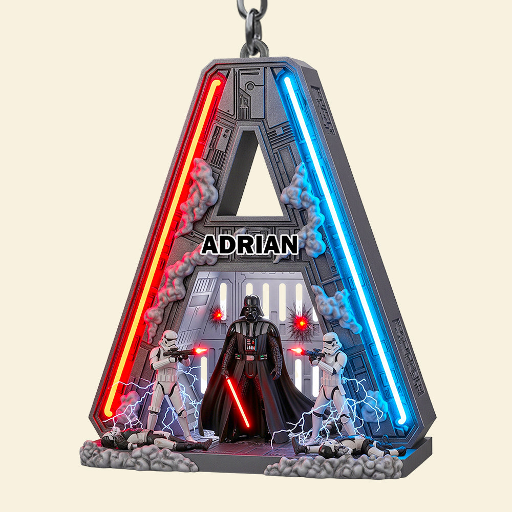 Galaxy Alphabet Keychain Personalized Gifts For Fans 01HYDT050925-Homacus