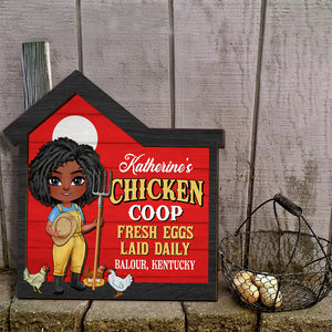 Personalized Gifts For Farmers Wood Sign 04xqtn170225hh Chicken Coop Fresh Eggs Laid Daily-Homacus