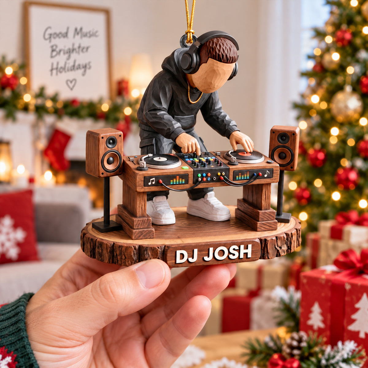 DJ Acrylic Ornament - Personalized Gifts For Christmas 04naqn100926