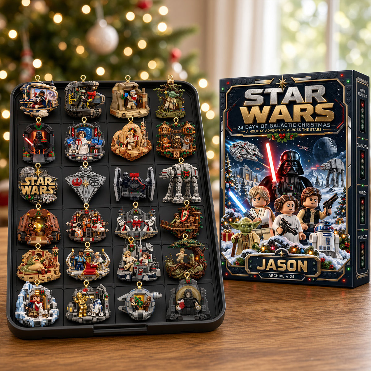Legend Cosmic Art Advent Calendar Blind Box Ornaments - Personalized Gifts 04hatn121026-Homacus