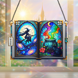 Witch suncatcher - Personalized Gifts For Witch Lover 03PGPU140725-Homacus