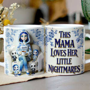 Gothic Mom & Little Kids Coffee Mug - Personalized Gifts For Moms 01PGQN170426-Homacus