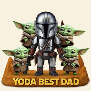 The Best Dad Acrylic Plaque Personalized Gifts For Dad 04OHDT290425-Homacus
