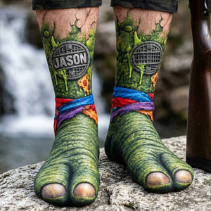 Legend Warrior Socks - Personalized Gifts 05hata210926