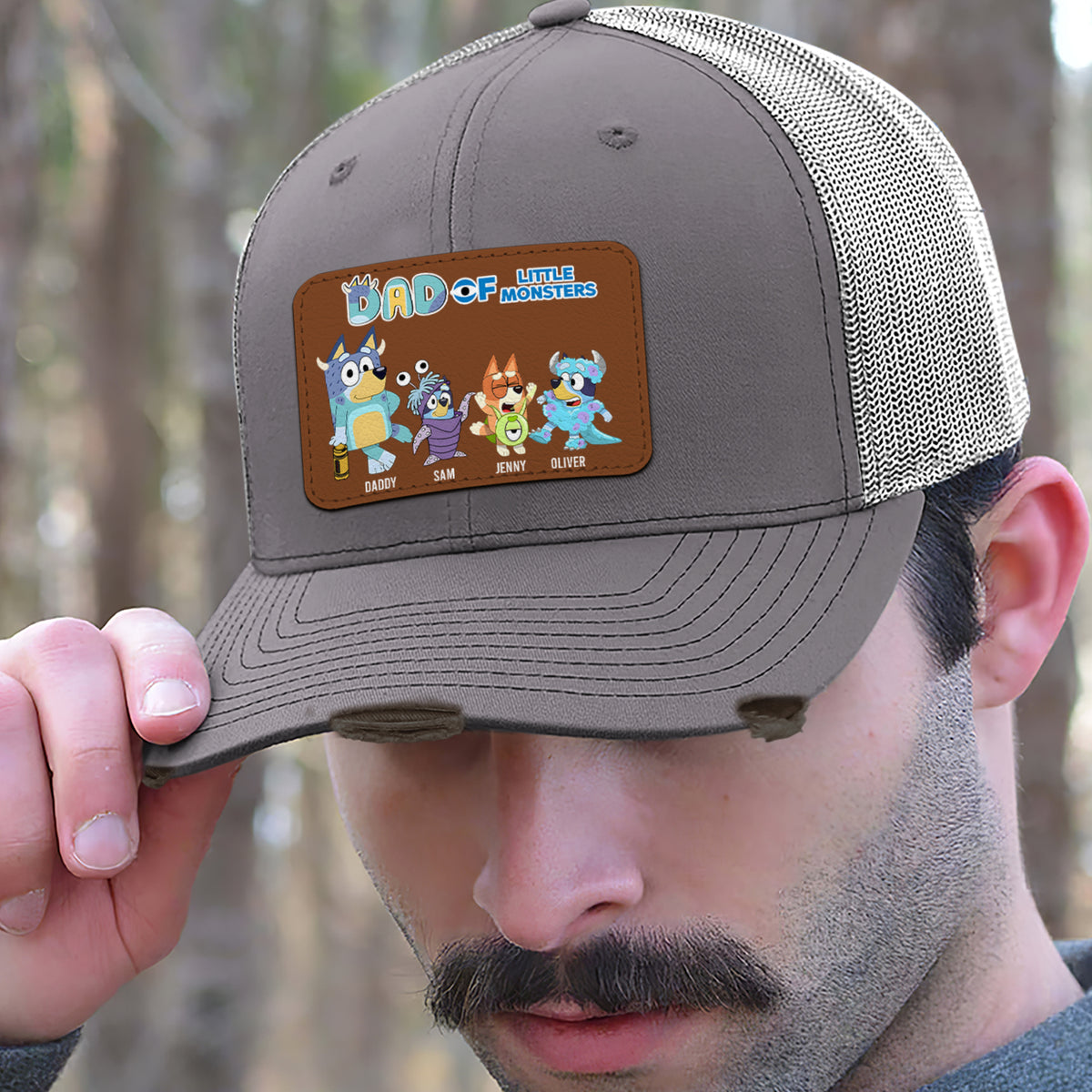 Dog Dad Trucker Hat - Personalized Gifts For Father 05htmh220524-Homacus