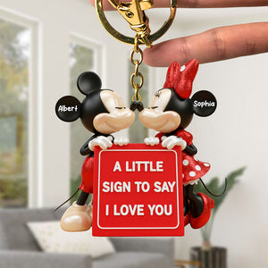 Romantic Keychain - Personalized Gifts For Couples 04HYQN241125-Homacus