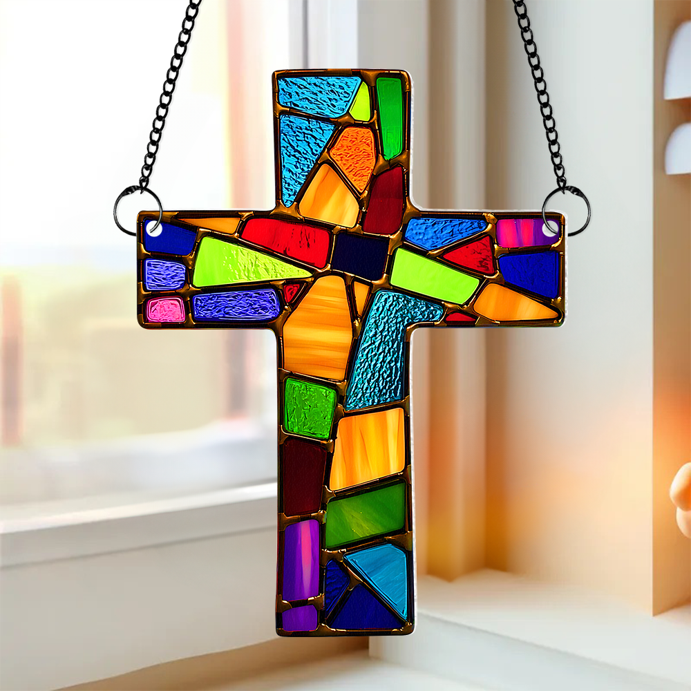 Personalized Gifts For Jesus Lover Suncatcher Ornament 06hupu070325-Homacus