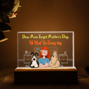 Personalized Gifts For Dog Mom LED Light 05KAMH250225PA-Homacus