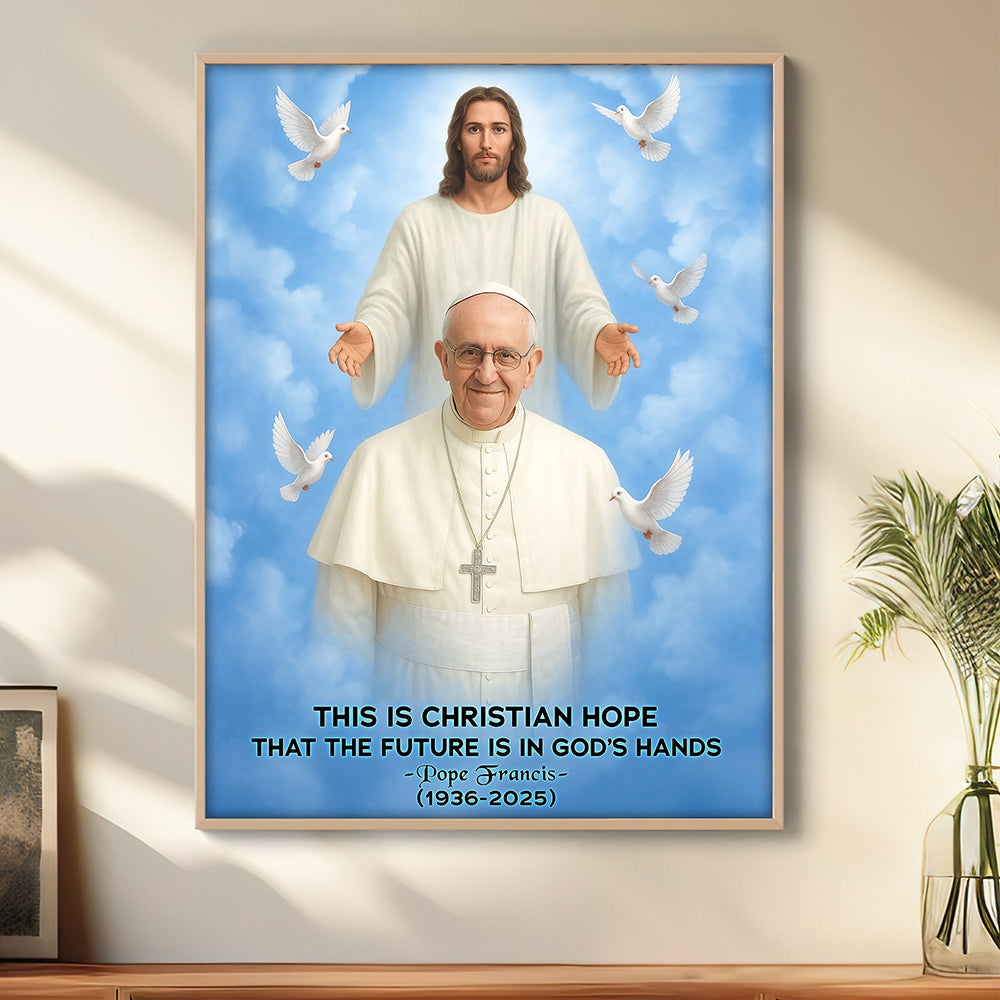 Pope Francis Canvas Print - Gift For Christian 03naqn220425-Homacus