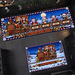 The Spooky Express Family Runner Rug - Personalized Gifts For Family 03TYTA220926-Homacus