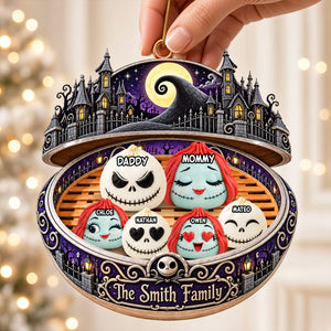 Spooky Dumpling Family Acrylic Ornament - Personalized Christmas Gifts For Family 02ohdt300926-Homacus