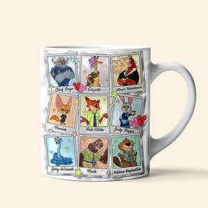 Cute Characters White Coffee Mug 05naqn101225-Homacus