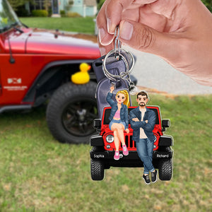 Personalized Gifts For Couple, Off Road Keychain 05ACQN191224PA-Homacus