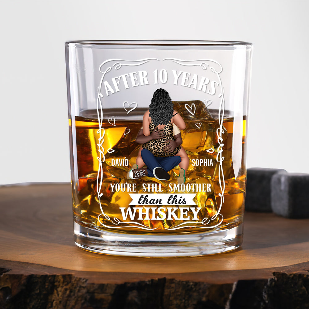 Couple Whiskey Glass - Personalized Gifts 04qhtn231224hh-Homacus