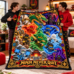 Elemental Warrior Christmas Blanket - Personalized Gifts For Action Figure Lovers 03TTLU071026-Homacus