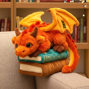 Dragon Book Custom Shaped Pillow Personalized Gifts For Book Lovers 03natn141125-Homacus