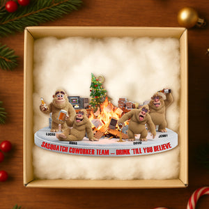 Bigfoot Christmas Ornament Personalized Gifts For Coworkers 01ohtn241125-Homacus