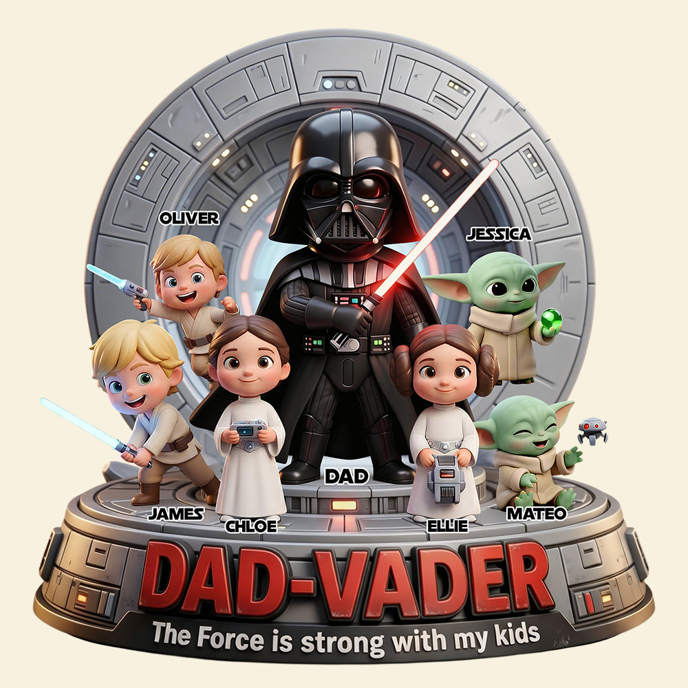 Space Warrior Dad Acrylic Plaque Personalized Gifts For Dad 01PADT050326-Homacus