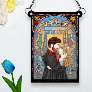Personalized Gifts For Couple Suncatcher Window Hanging Ornament 04HUDT240424PA-Homacus