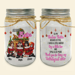 Personalized Gifts For Besties, Christmas Jar Light 02XQMH081024HH-Homacus