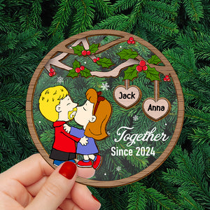 Personalized Gifts For Couple Christmas Ornament 04katn130924hg-Homacus