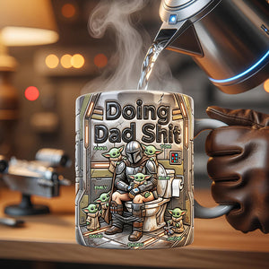 Funny Dad Doing Magic Coffee Mug - Personalized Gifts For Dad 04nadt170426-Homacus