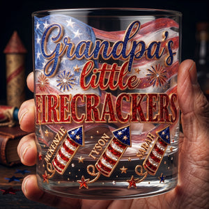 Firecrackers Drinking Glass - Personalized Gifts For Grandpas 052padt300526-Homacus