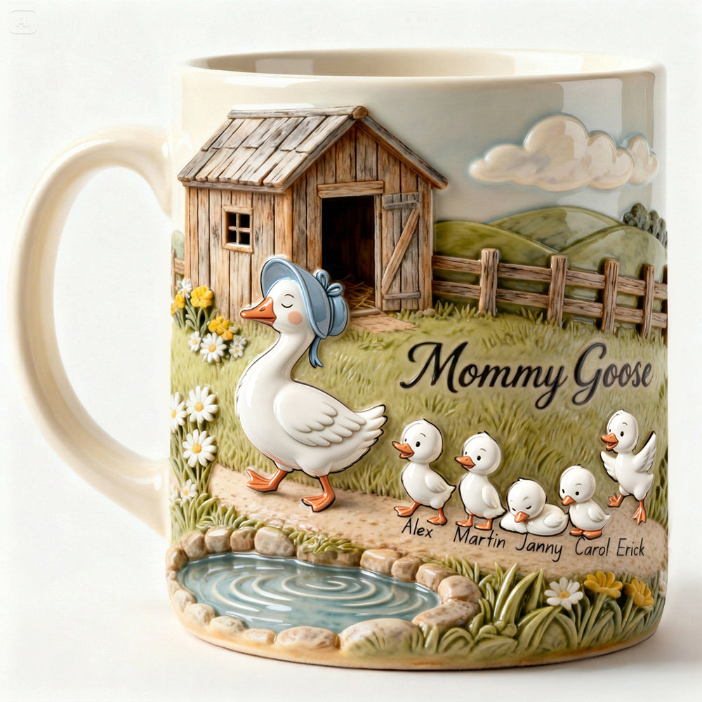Nanna Goose Coffee Mug - Personalized Mother's Day Gifts 04NADT280226-Homacus