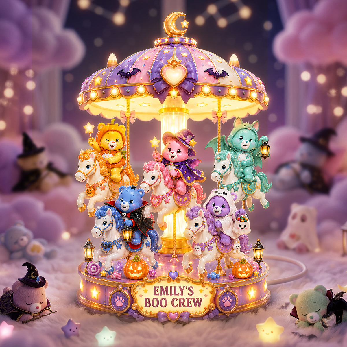 Adorable Spooky Acrylic Light Box - Personalized Gifts For Halloween 04hata140826