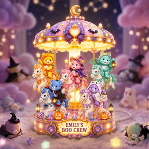Adorable Spooky Acrylic Light Box - Personalized Gifts For Halloween 04hata140826