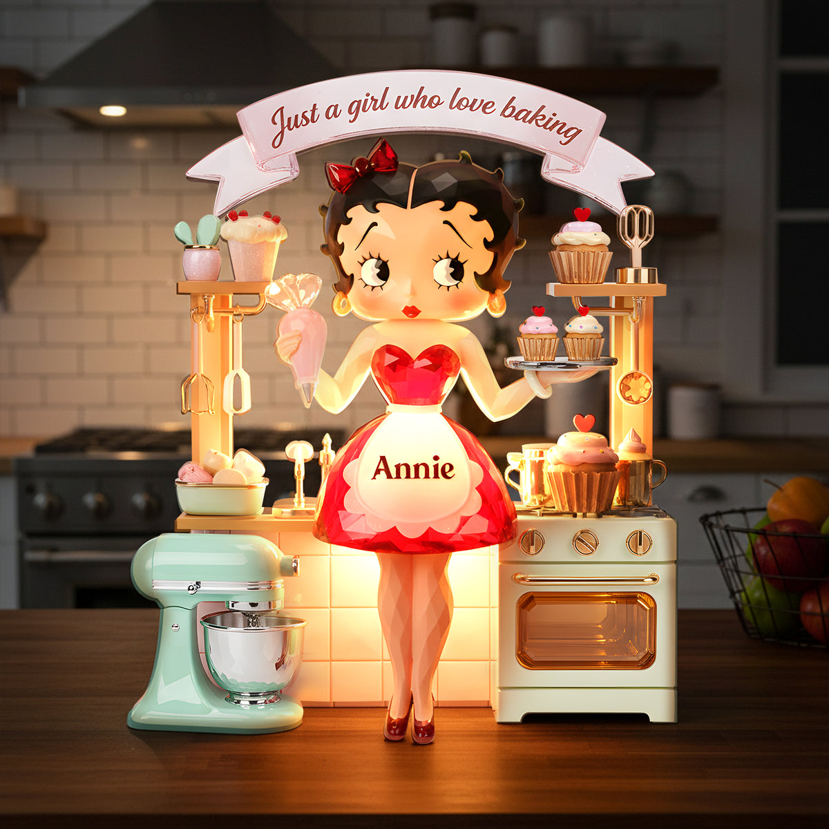 Baking Girl Light Box - Personalized Gifts For Baking Lovers 01palu191225-Homacus