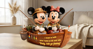 Fishing Couple Acrylic Plaque - Personalized Gift For Couples 06TOMG280126-Homacus