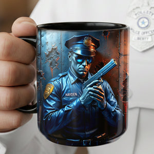 Serve With Pride Police Mug - Personalized Gift For Police 03TOLU081225-Homacus